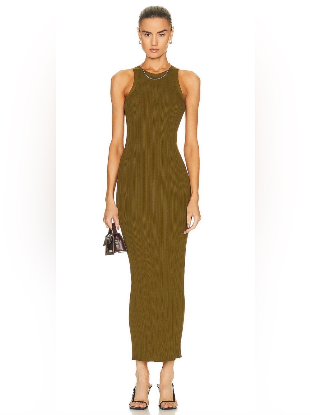 Toteme Seamless Rib Tank Dress, Size S